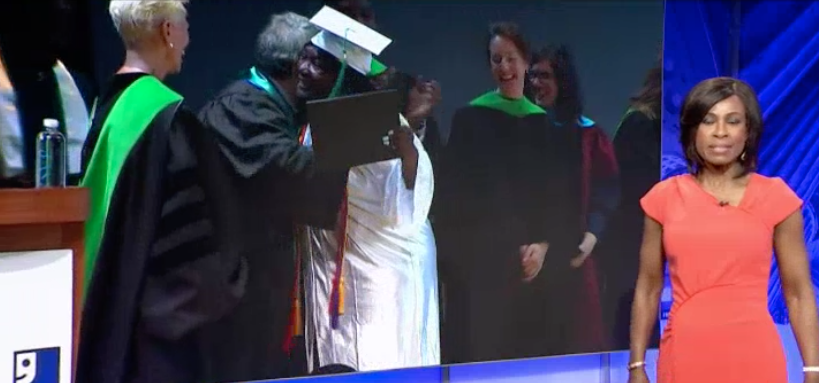 Channel 4 Video of 71 Year Old Grandmother Graduates from The Goodwill Excel Center